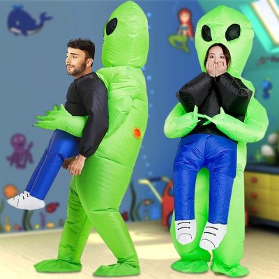 Φουσκωτή Αποκριάτικη Στολή Απαγωγή Από Εξωγήινο | UFOMAN