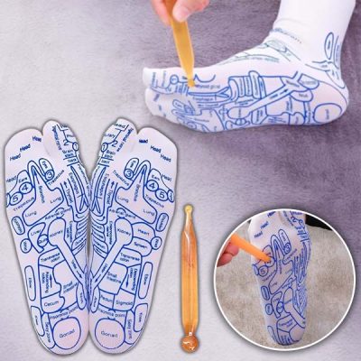 Ενεργοποιήστε τα σημεία υγείας – κάλτσες ρεφλεξολογίας για καθημερινό μασάζ | FEETRA