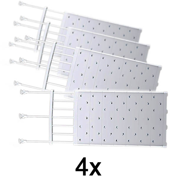 4x Ραφιέρα Αποθήκευσης Επεκτεινόμενη | SHELFEXPEND